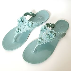 Badgley Mischka Bali Jelly Flip Flop Size 10